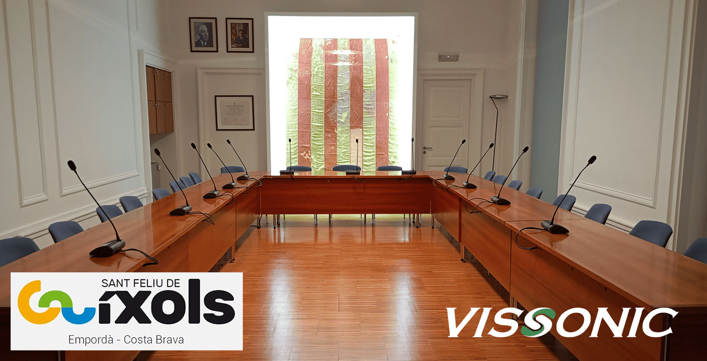 Sala de Pleno del Ayuntamiento de Sant Feliu de Guíxols